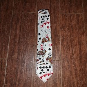 Brother's Hand Made Casino Playing Cards Polyester Neck Tie